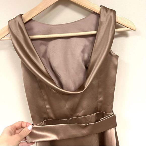 Dressy Collection by Vivian Diamond bronze dress size 0 - Picture 5 of 7